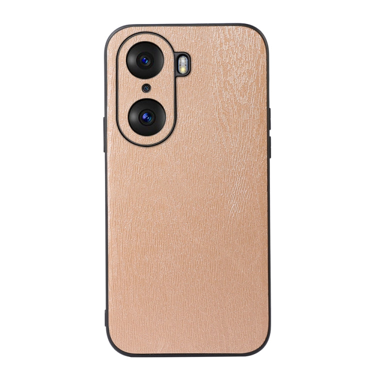 For Honor 60 Pro Wood Texture PU Phone Case