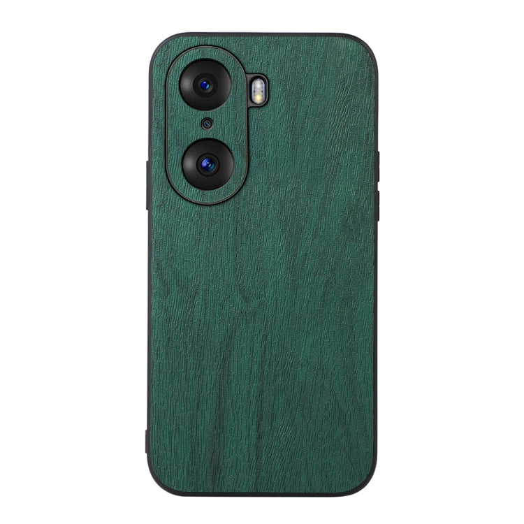 For Honor 60 Pro Wood Texture PU Phone Case