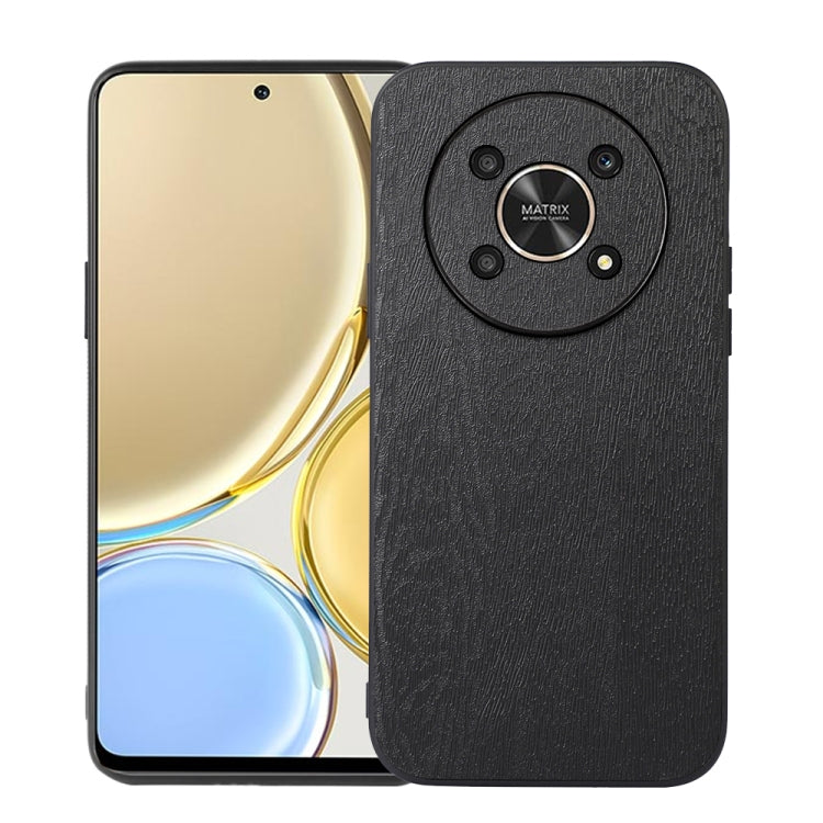 For Honor X30 Wood Texture PU Phone Case