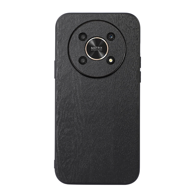For Honor X30 Wood Texture PU Phone Case