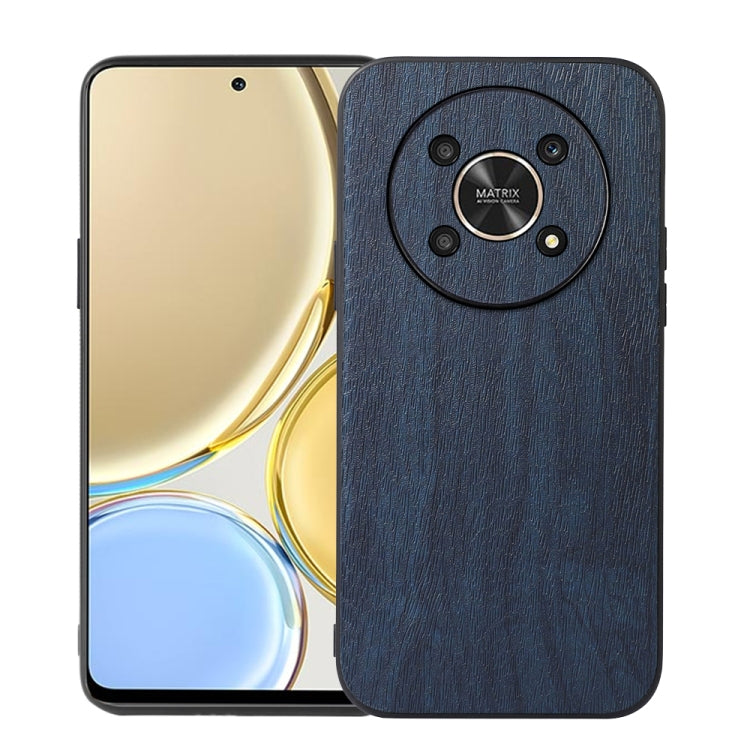 For Honor X30 Wood Texture PU Phone Case