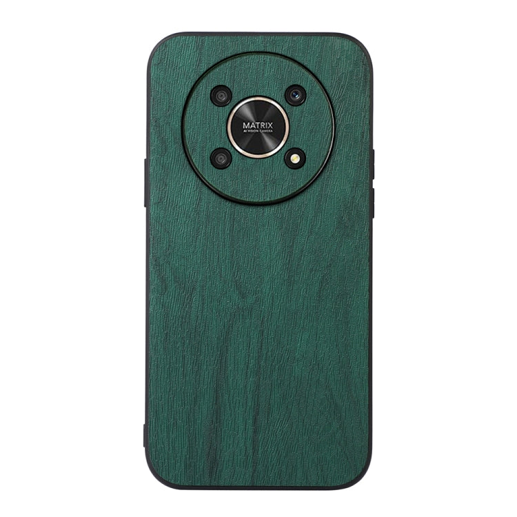 For Honor X30 Wood Texture PU Phone Case