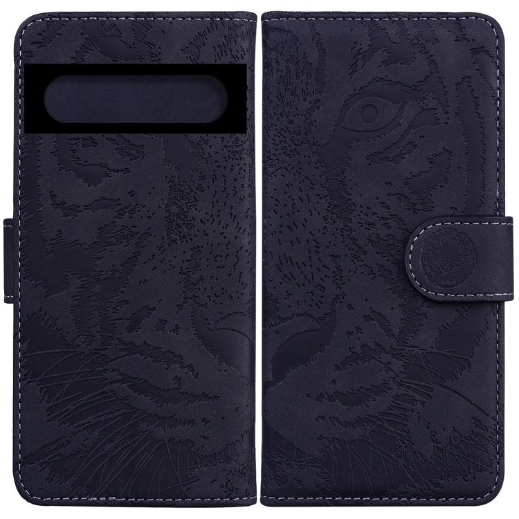 For Google Pixel 7 5G Tiger Embossing Pattern Horizontal Flip Leather Phone Case