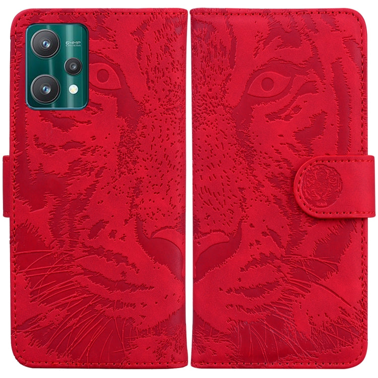 For OPPO Realme 9 Pro Tiger Embossing Pattern Horizontal Flip Leather Phone Case