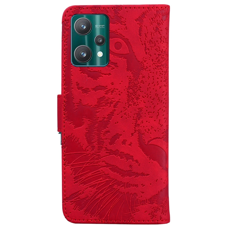 For OPPO Realme 9 Pro Tiger Embossing Pattern Horizontal Flip Leather Phone Case