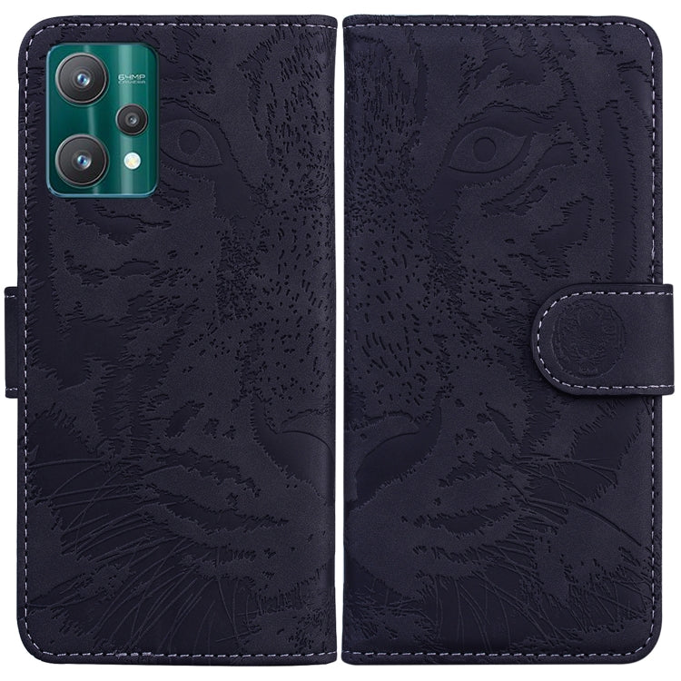 For OPPO Realme 9 Pro+ Tiger Embossing Pattern Horizontal Flip Leather Phone Case