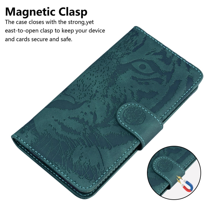 For Xiaomi Redmi Note 11 Overseas Version / Redmi Note 11S Tiger Embossing Pattern Horizontal Flip Leather Phone Case