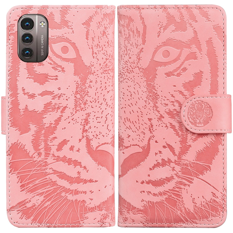 For Nokia G21 / G11 Tiger Embossing Pattern Horizontal Flip Leather Phone Case