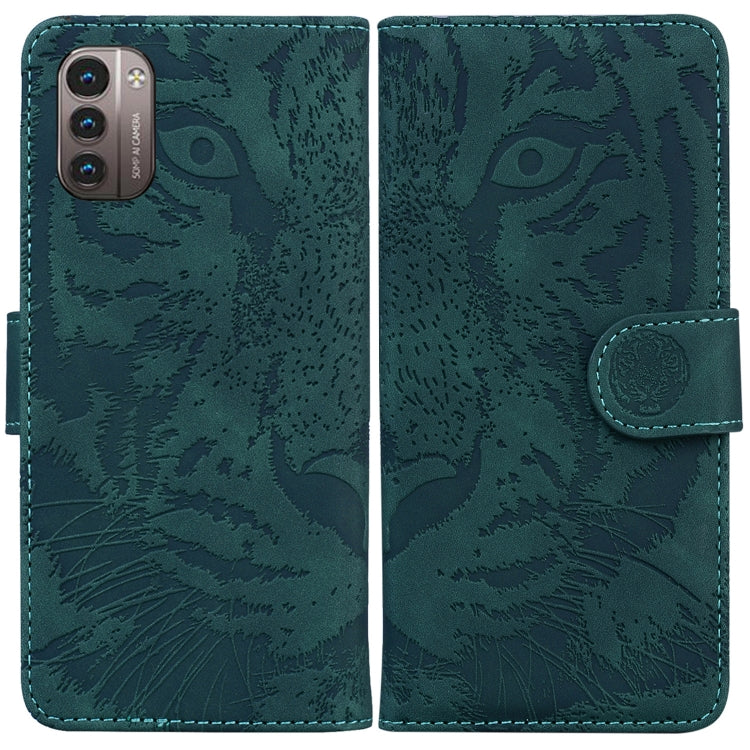 For Nokia G21 / G11 Tiger Embossing Pattern Horizontal Flip Leather Phone Case