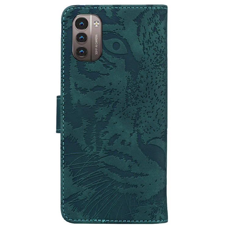 For Nokia G21 / G11 Tiger Embossing Pattern Horizontal Flip Leather Phone Case