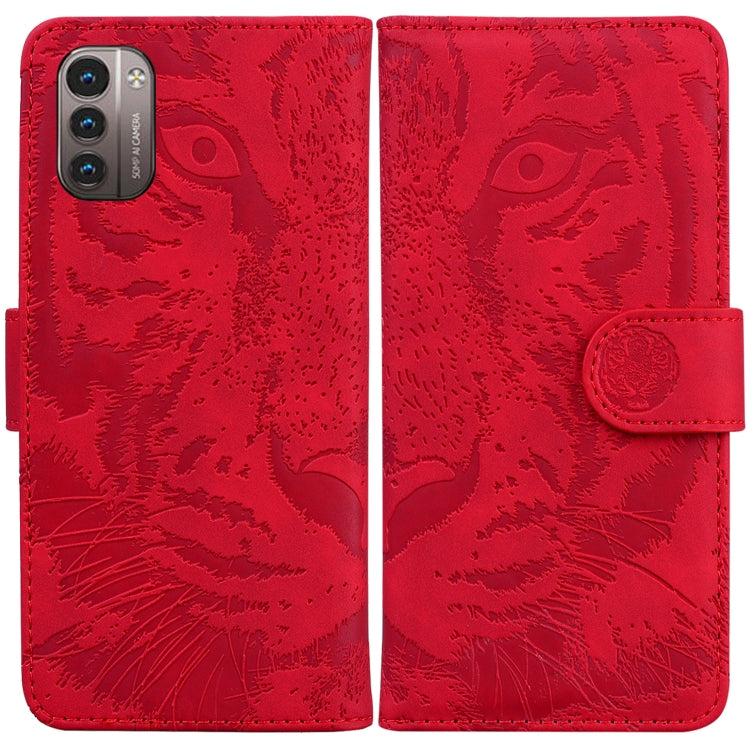 For Nokia G21 / G11 Tiger Embossing Pattern Horizontal Flip Leather Phone Case