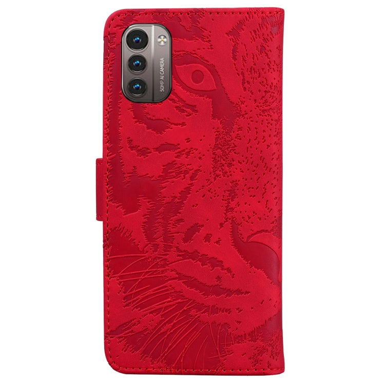 For Nokia G21 / G11 Tiger Embossing Pattern Horizontal Flip Leather Phone Case
