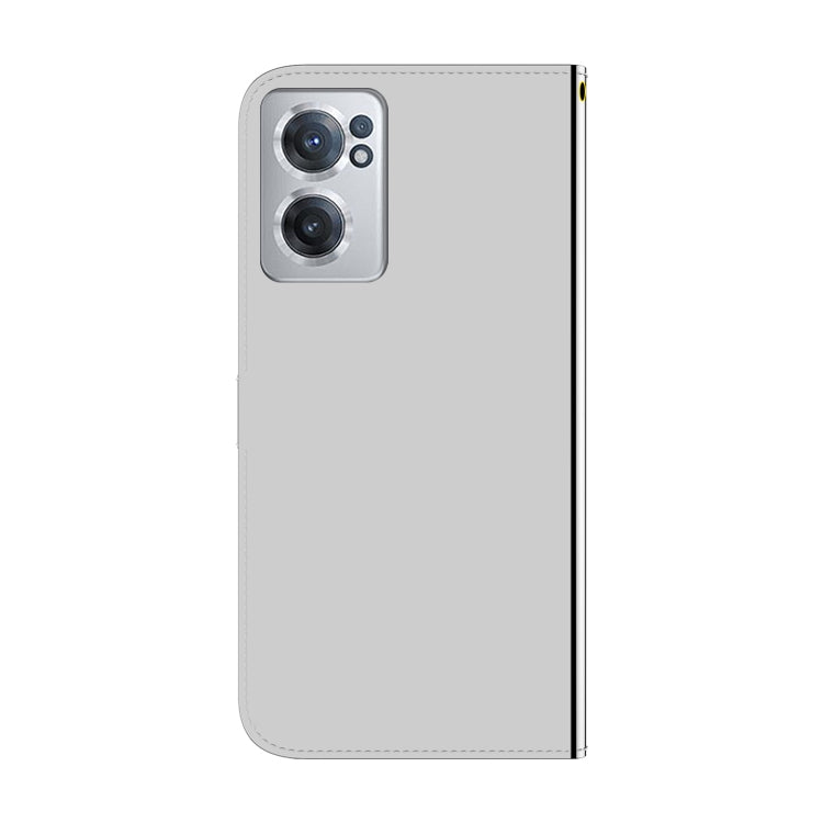 For OnePlus Nord CE 2 5G Imitated Mirror Surface Horizontal Flip Leather Phone Case