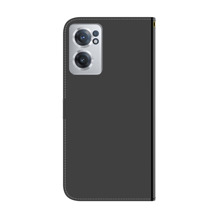 For OnePlus Nord CE 2 5G Imitated Mirror Surface Horizontal Flip Leather Phone Case