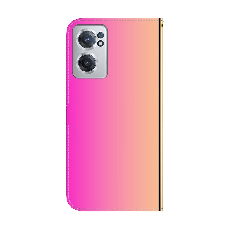 For OnePlus Nord CE 2 5G Imitated Mirror Surface Horizontal Flip Leather Phone Case