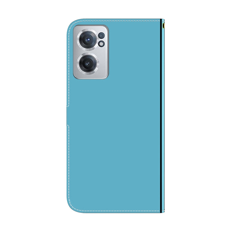 For OnePlus Nord CE 2 5G Imitated Mirror Surface Horizontal Flip Leather Phone Case