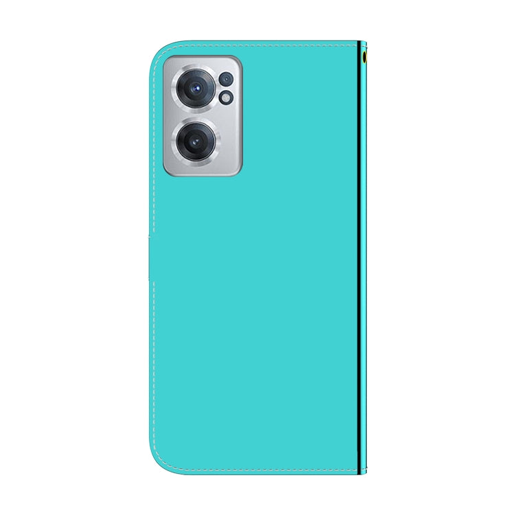 For OnePlus Nord CE 2 5G Imitated Mirror Surface Horizontal Flip Leather Phone Case