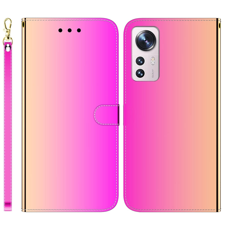 For Xiaomi 12 / 12X Imitated Mirror Surface Horizontal Flip Leather Phone Case