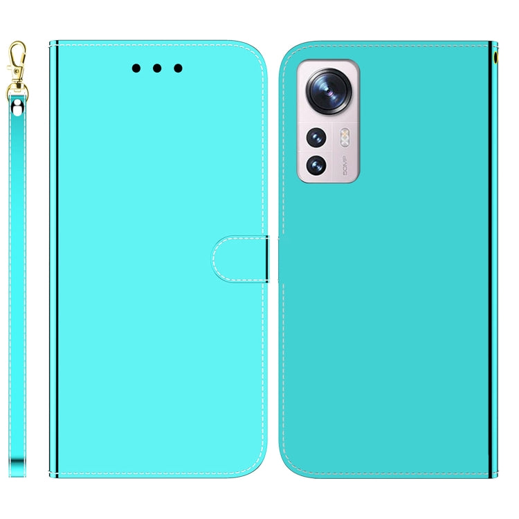 For Xiaomi 12 / 12X Imitated Mirror Surface Horizontal Flip Leather Phone Case