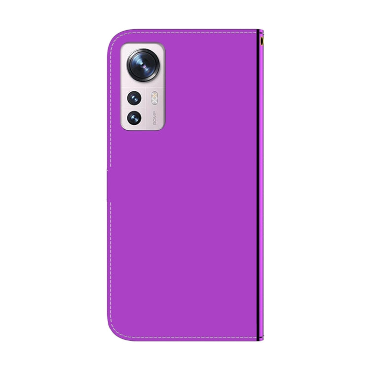 For Xiaomi 12 / 12X Imitated Mirror Surface Horizontal Flip Leather Phone Case