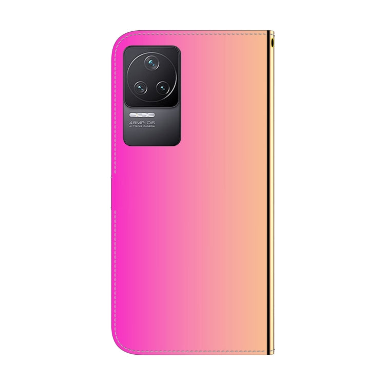 For Xiaomi Redmi K40S Imitated Mirror Surface Horizontal Flip Leather Phone Case