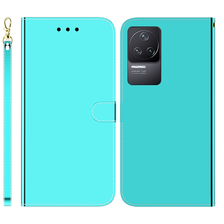 For Xiaomi Redmi K40S Imitated Mirror Surface Horizontal Flip Leather Phone Case