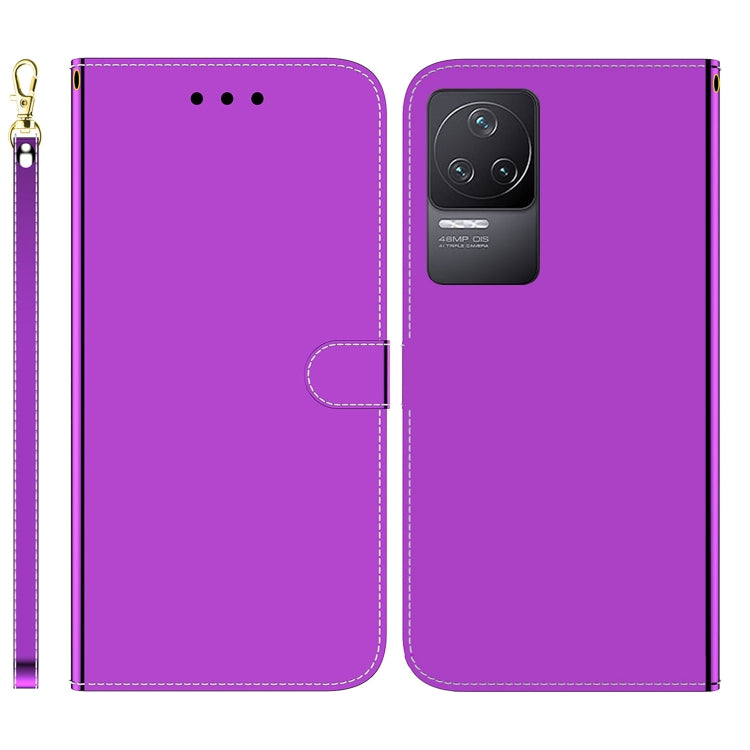 For Xiaomi Redmi K40S Imitated Mirror Surface Horizontal Flip Leather Phone Case