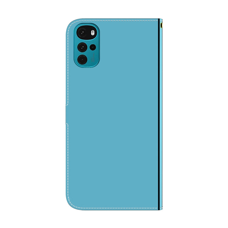 For Motorola Moto G22 Imitated Mirror Surface Horizontal Flip Leather Phone Case