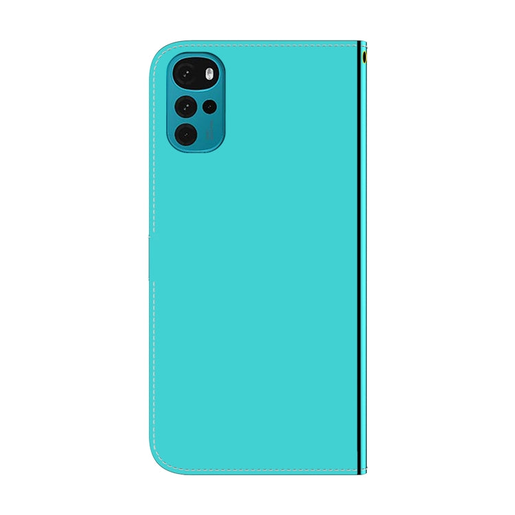For Motorola Moto G22 Imitated Mirror Surface Horizontal Flip Leather Phone Case
