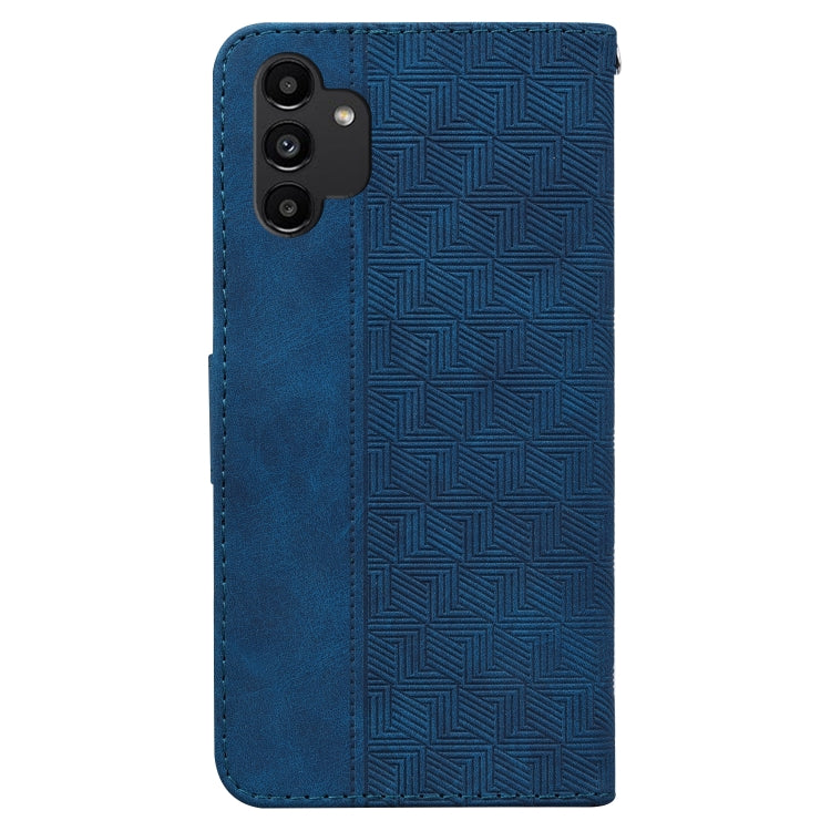 For Samsung Galaxy A13 4G Geometric Embossed Leather Phone Case