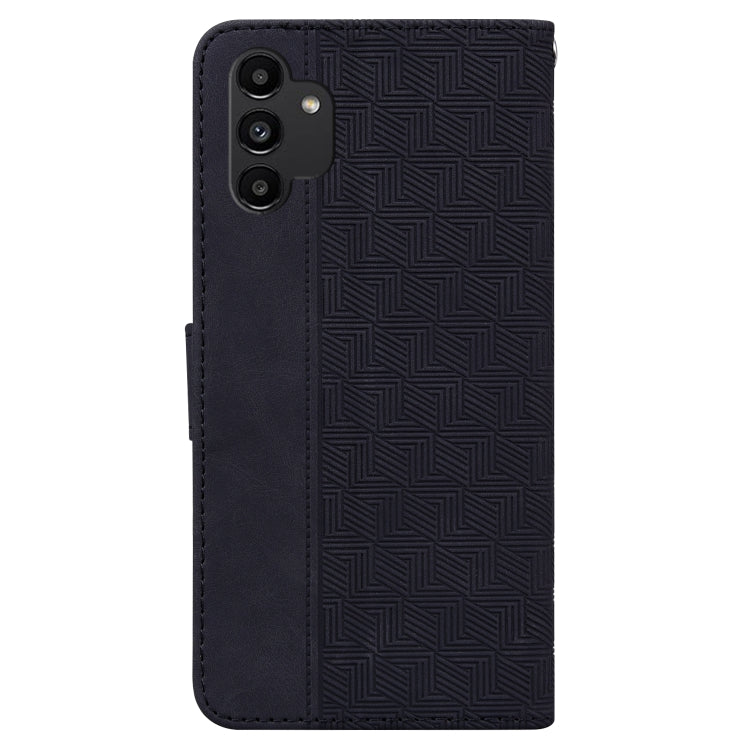 For Samsung Galaxy A13 4G Geometric Embossed Leather Phone Case