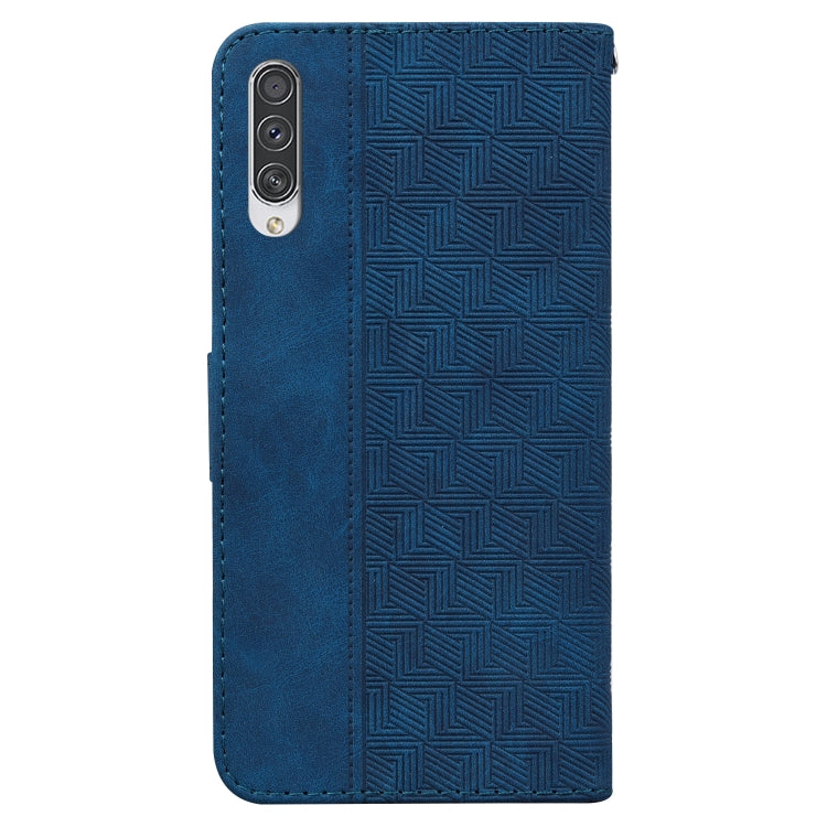 For Samsung Galaxy A70 / A70s Geometric Embossed Leather Phone Case
