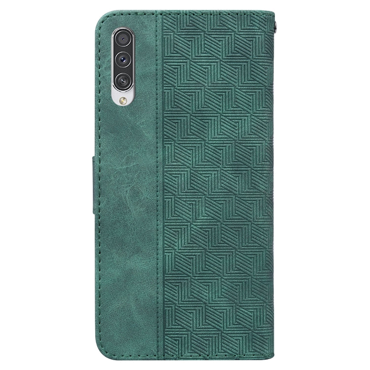 For Samsung Galaxy A70 / A70s Geometric Embossed Leather Phone Case