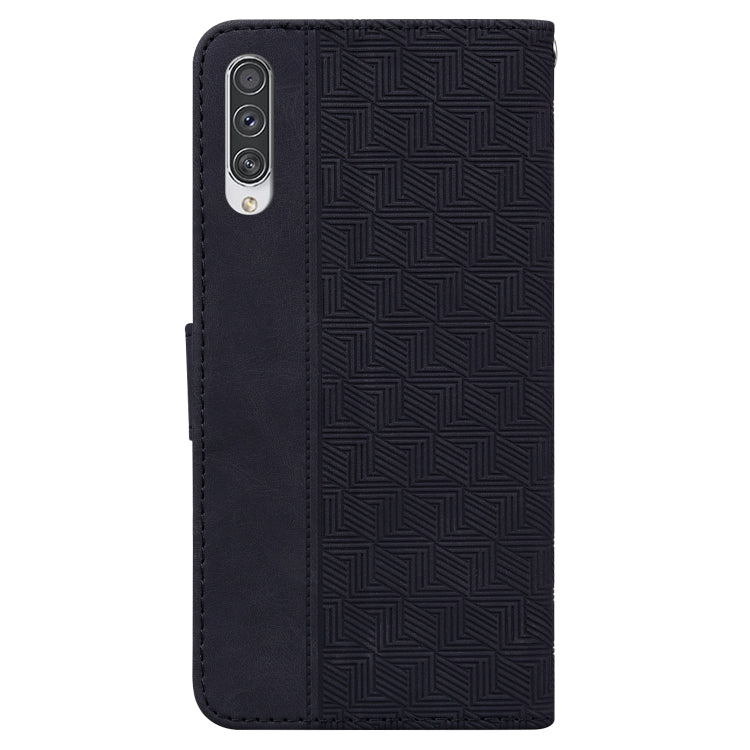 For Samsung Galaxy A70 / A70s Geometric Embossed Leather Phone Case