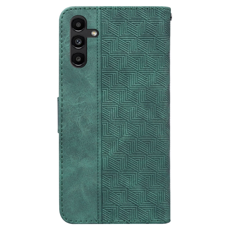 For Samsung Galaxy A13 5G Geometric Embossed Leather Phone Case