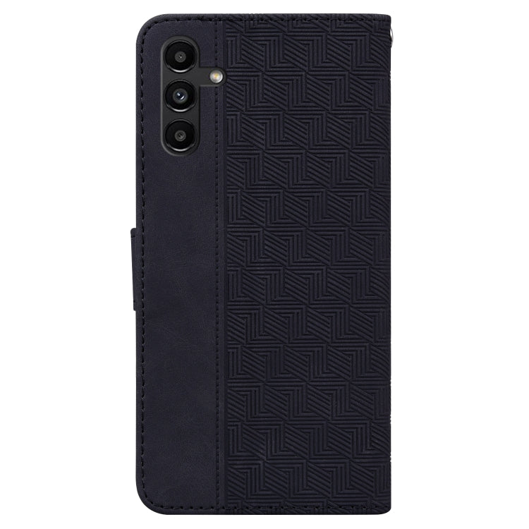 For Samsung Galaxy A13 5G Geometric Embossed Leather Phone Case