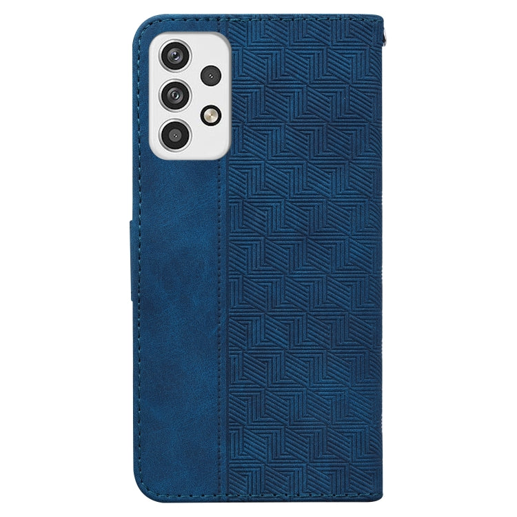 For Samsung Galaxy A23 Geometric Embossed Leather Phone Case