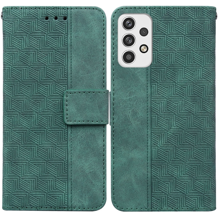 For Samsung Galaxy A23 Geometric Embossed Leather Phone Case