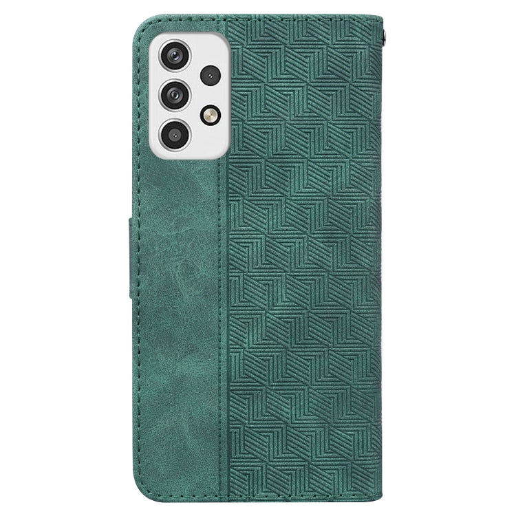 For Samsung Galaxy A23 Geometric Embossed Leather Phone Case
