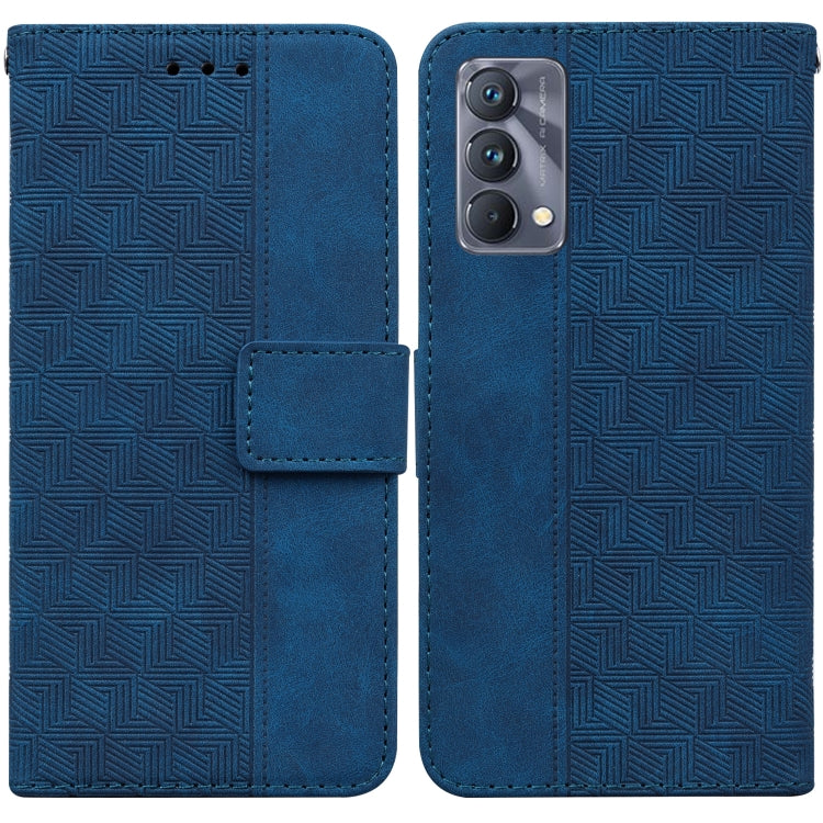 For OPPO Realme GT Master / Q3 Pro 5G Geometric Embossed Leather Phone Case