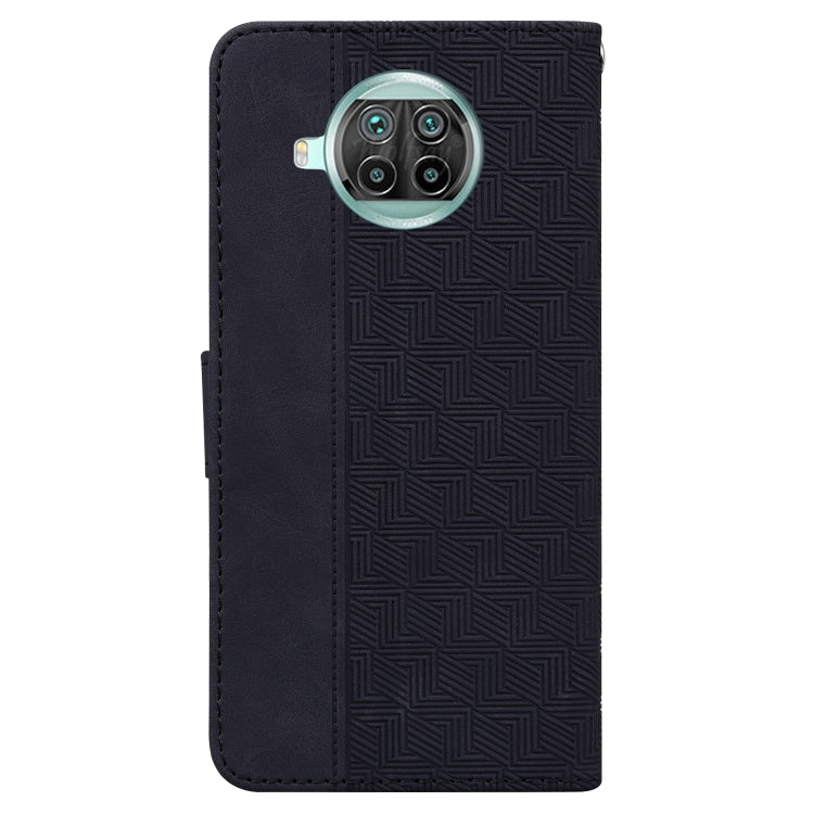 For Xiaomi Mi 10T Lite 5G Geometric Embossed Leather Phone Case