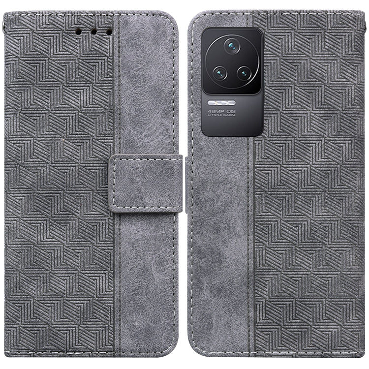 For Xiaomi Redmi K50 / K50 Pro Geometric Embossed Leather Phone Case