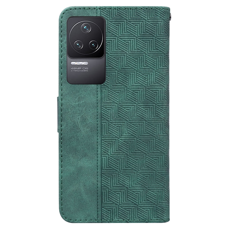 For Xiaomi Redmi K50 / K50 Pro Geometric Embossed Leather Phone Case