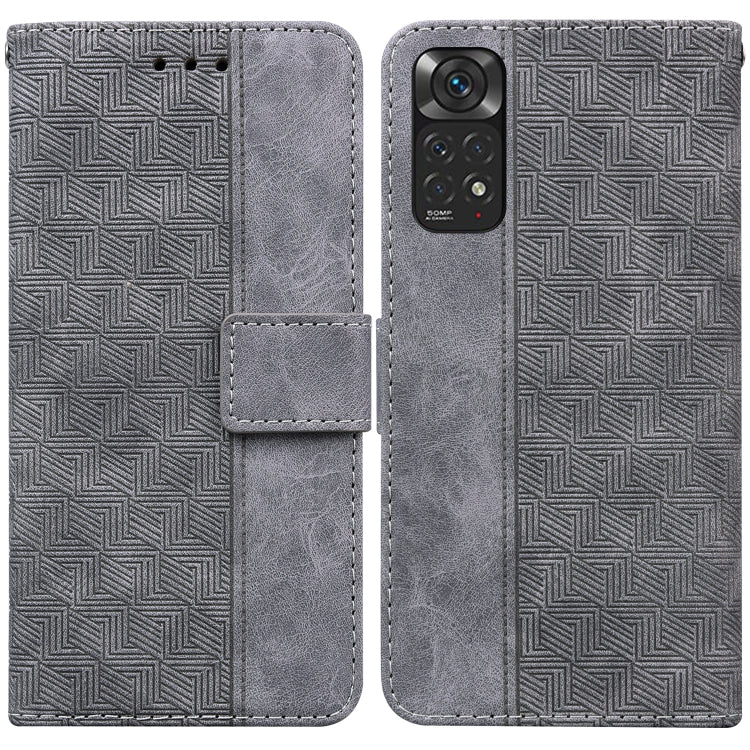 For Xiaomi Redmi Note 11 / Note 11S Geometric Embossed Leather Phone Case