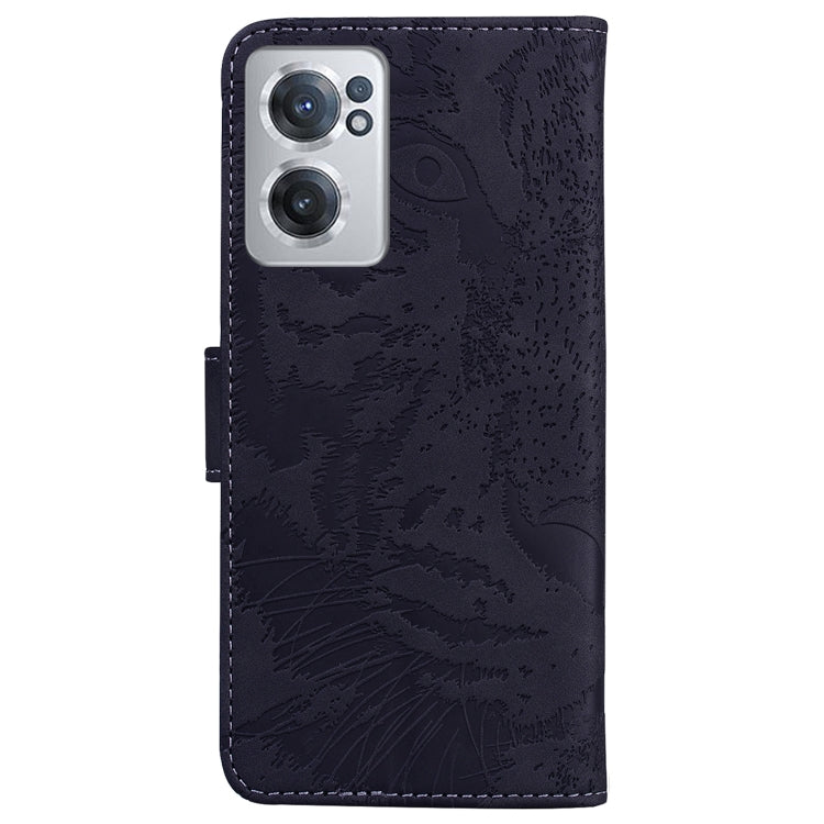 For OnePlus Nord CE 2 5G Tiger Embossing Pattern Horizontal Flip Leather Phone Case