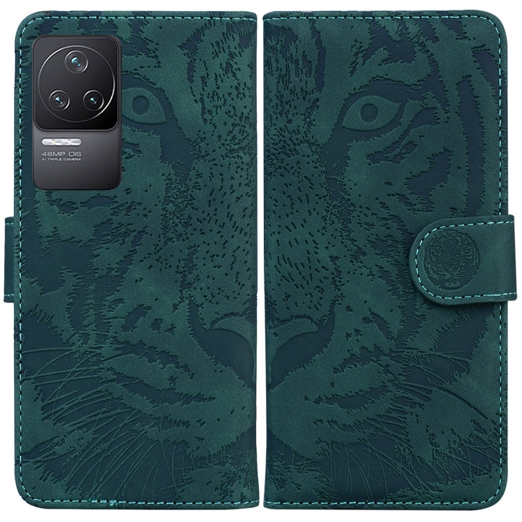 For Xiaomi Redmi K50 / Redmi K50 Pro Tiger Embossing Pattern Horizontal Flip Leather Phone Case