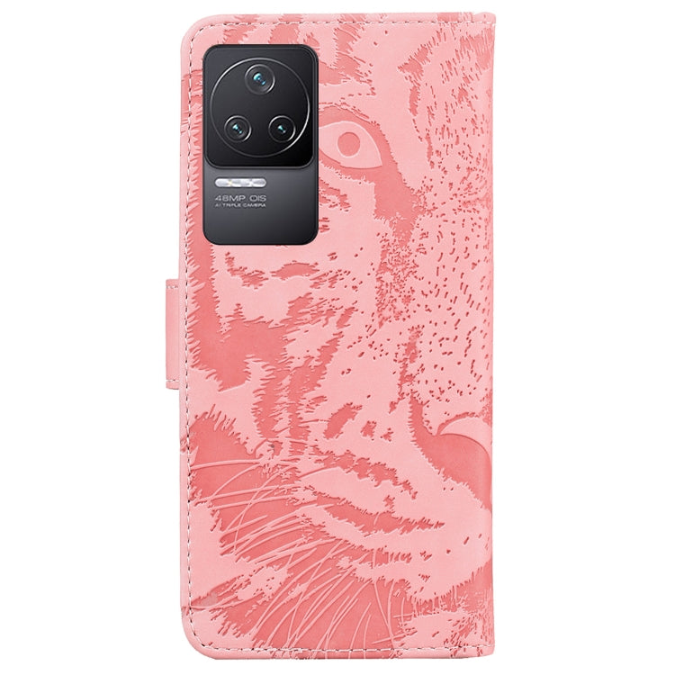 For Xiaomi Redmi K40S Tiger Embossing Pattern Horizontal Flip Leather Phone Case