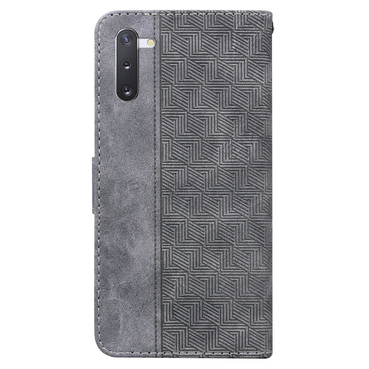 For Samsung Galaxy Note10 Geometric Embossed Leather Phone Case