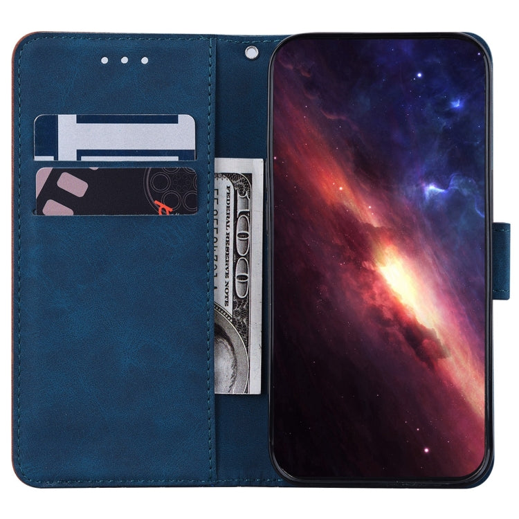 For iPhone 12 mini Geometric Embossed Leather Phone Case