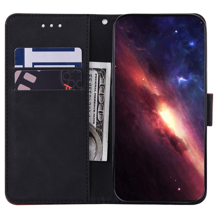 For iPhone 12 mini Geometric Embossed Leather Phone Case